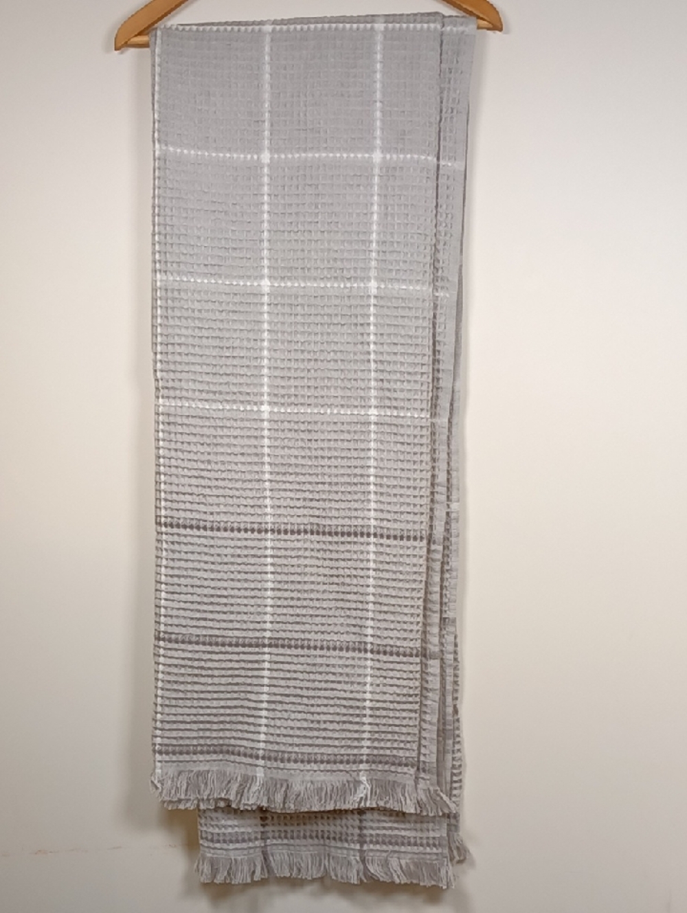 NWOT Boll & Branch Window Pane Thermal Organic Cotton Blanket